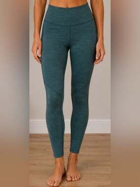 Outdoor Voices Teal High Rise Leggings Size Medium Workout Yoga Pants